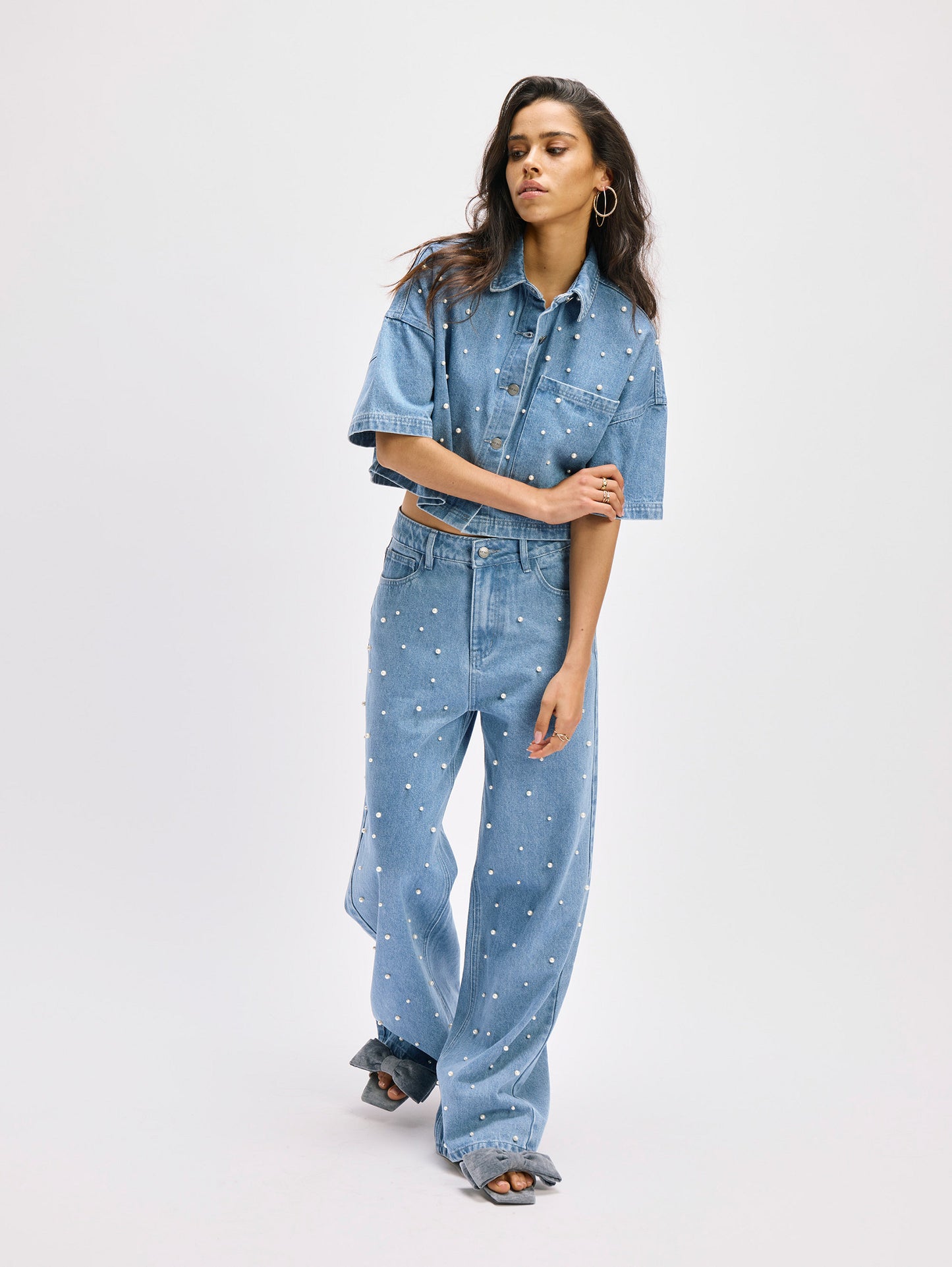 Adeline denim top