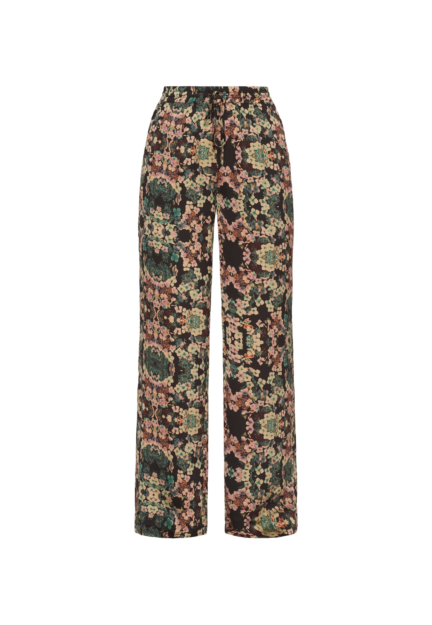 Flower wideleg pants