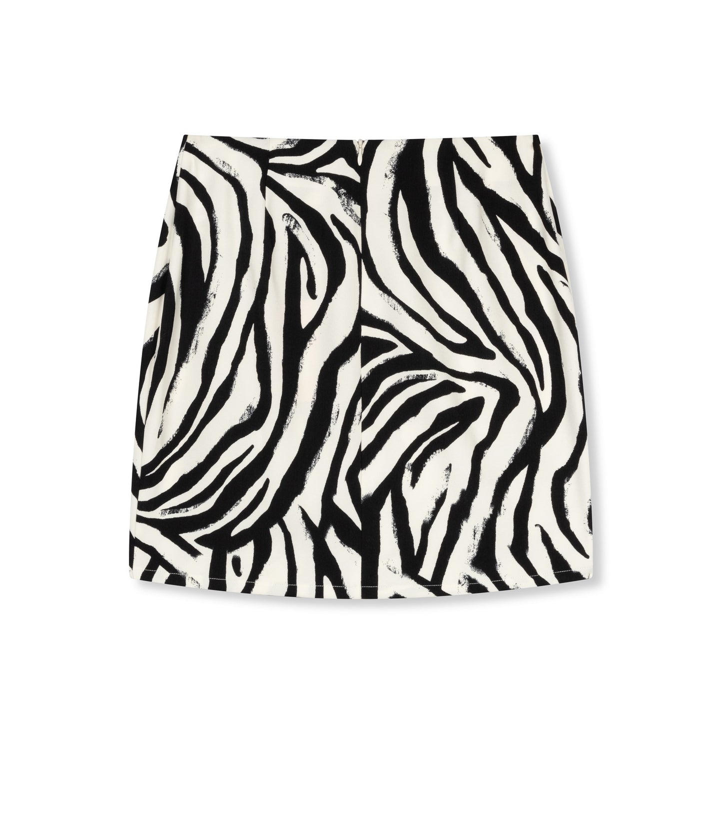 Zebra overlay skirt