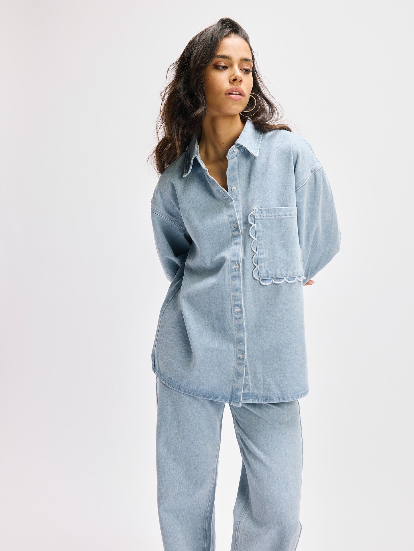 Jealy denim blouse