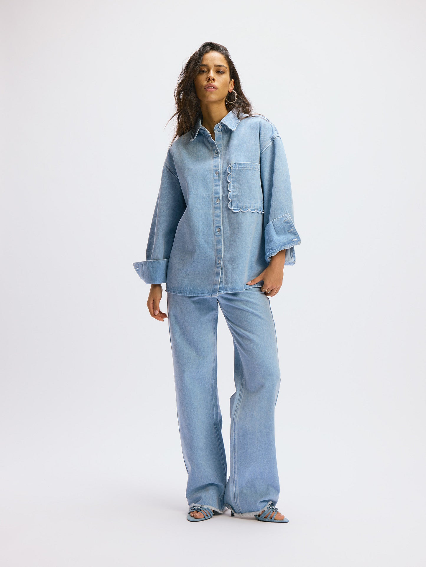 Jealy denim blouse