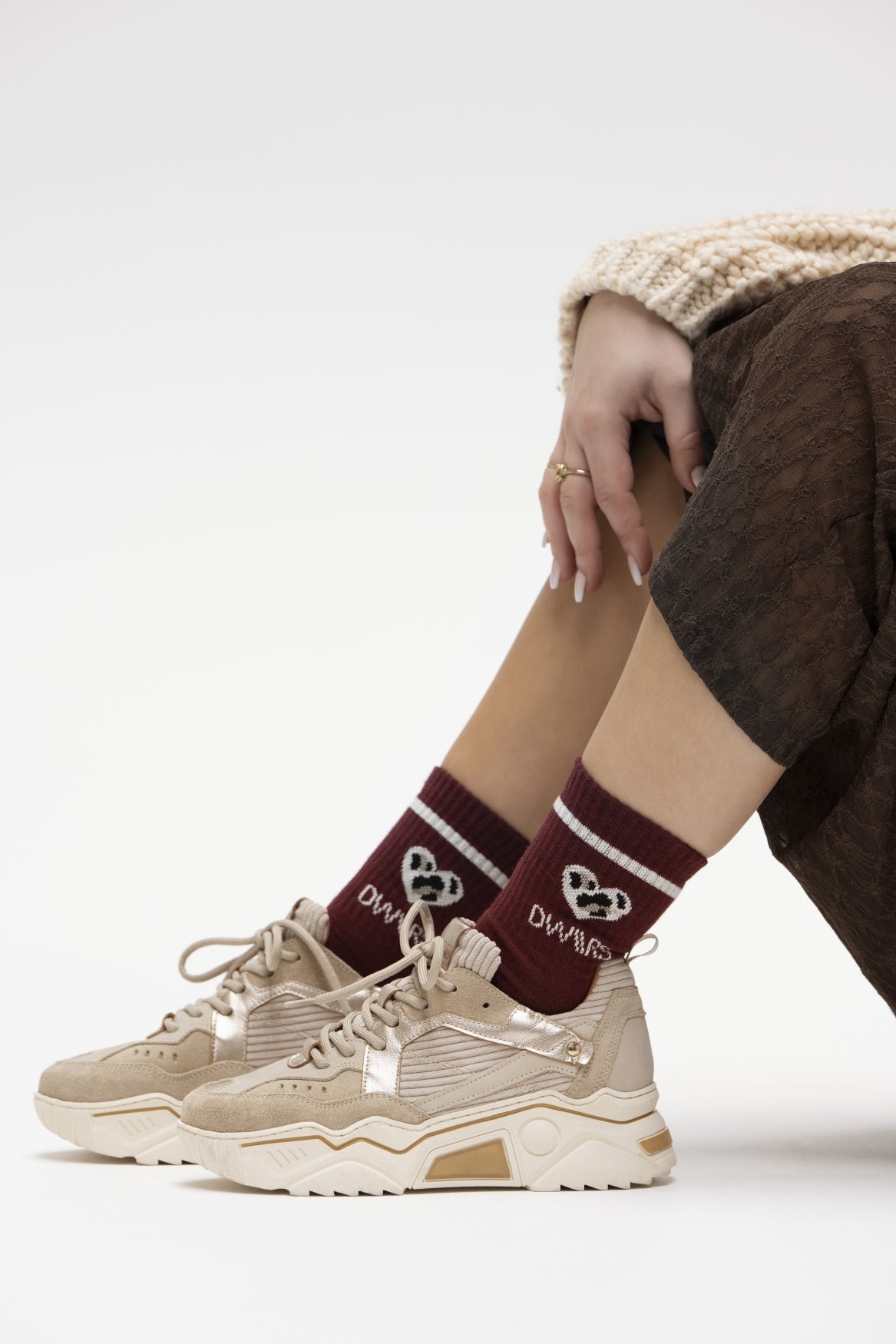 Pluto corduroy sneakers
