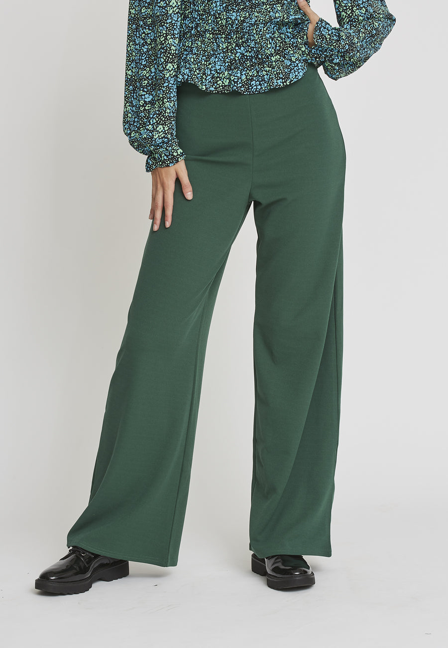 Wide leg pants pine