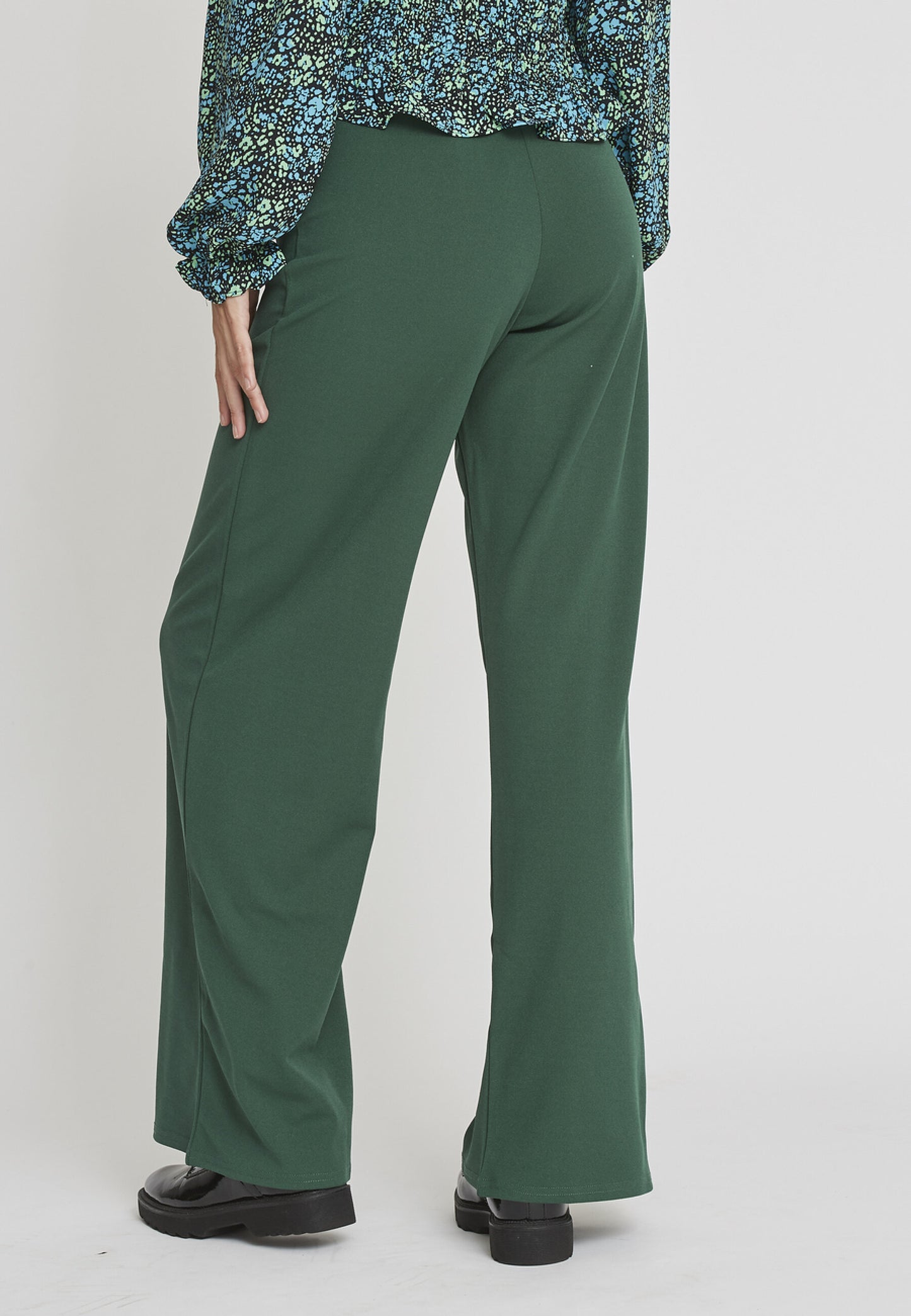 Wide leg pants pine